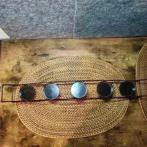 Arch Table Centerpiece Decoration 5 Tealight Candle Holder 22.5in x 4.5in - Picture 6 of 10